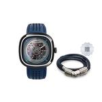 SEVENFRIDAY Часы Automatic Mechanical Movement Unisex Watch Blue Dial, Blue - фото 10