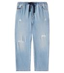 Рваные прямые джинсы Dolce&Gabbana Kids, Variante Abbinata - фото