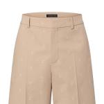 Повседневные шорты мужские бежевые Louis Vuitton, бежевый - фото 4