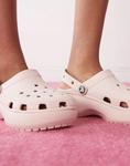Сабо Crocs Classic на платформе, натурального цвета - фото 3