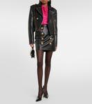 Рубашка из шелкового крепдешина Balmain, розовый - фото 2