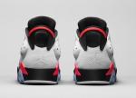 Кроссовки Air Jordan 6 Low White Infrared, белый - фото 7