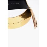 B-1DR 80 Овальный ремень с зеркальным эффектом Diesel, Gold - фото 4