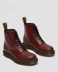 Ботинки Dr. Martens 1460 из гладкой кожи на шнуровке, вишнево-красные - фото 5
