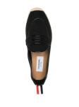 Thom Browne Varsity penny loafer espadrilles, черный - фото 4