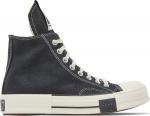 Кроссовки Converse Rick Owens x DRKSHDW DRKSTAR Chuck 70 High Black, черный - фото