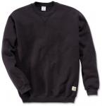 Толстовка Carhartt Midweight Crewneck, черный - фото