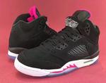 Кроссовки Air Jordan 5 Retro GS Deadly Pink, черный - фото 4
