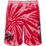 Молодежные красные шорты Toronto Raptors Santa Monica с принтом тай-дай Outerstuff - фото 2