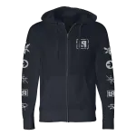 Худи Linkin Park Lp Icons Navy Zip, темно-синий - фото
