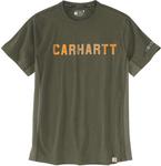 Футболка Carhartt Force Flex Block Logo, оливковый - фото 2