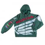 Куртка Supreme x Honda Fox Racing Puffy Zip Up, зелёный - фото