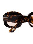 TOM FORD Eyewear солнцезащитные очки Carmen, коричневый - фото 3