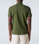 Хлопковая поло Moncler, Deep Forest - фото 4