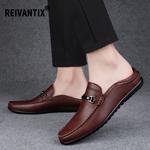 Лоферы мужские коричневый Reivantix - фото 6