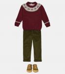 Стеганые замшевые кроссовки Petit Nord, зеленый - фото 2