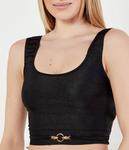 Футболки Cropped fit Just Cavalli, черный - фото 4