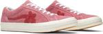 Кроссовки Converse Golf Le Fleur x One Star Ox Geranium Pink, розовый - фото 8