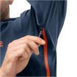 Куртка Jack Wolfskin Highest Peak 2.5L водонепроницаемая, темно-синий - фото 4