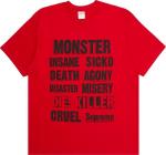 Футболка Supreme Monster Tee 'Red', красный - фото