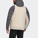 Пуховик adidas Vrct Jkt Down Jacket For Men Brown/Grey, серый - фото 4