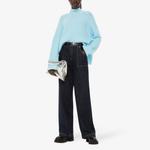 Джемпер в рубчик с высоким воротником Whistles, синий - фото 2