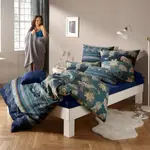 Постельное белье , синее, 1x 135x220 см + 1x 40x80 см Erwin Müller - фото 5