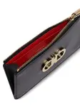 Кардхолдер с декором Gancini Ferragamo, черный - фото 4
