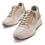 Женские кроссовки MTNG GOA золотистого цвета - фото 2