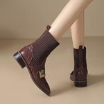 Ботинки Martin Boot женские Zhr, черный - фото 5