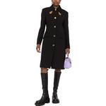 VERSACE Весенне-летнее пальто женское черное, Black - фото 4