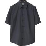 Хлопковая рубашка Burberry, синий - фото