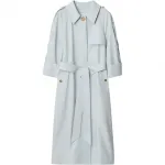 Burberry Тренч Women's Light Blue - фото