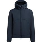 Куртка утепленная с капюшоном EMPORIO ARMANI, темно-синий - фото 2