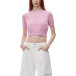 Кроп-свитер Alexander Wang, розовый - фото 4