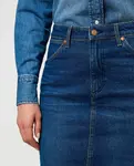 Джинсовая юбка-карандаш Wrangler, синий - фото 4