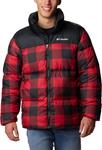 Куртка Columbia Puffect II мужская, Mountain Red Check Print, Black - фото