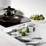 Стеклянная тарелка 60x52 см. Форма TULUP, белый - фото 3