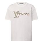 Футболка embroidered t-shirt 'white' Louis Vuitton, белый - фото