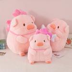 Click Плюшевая кукла с бантом Piggy Pink, высота 32см/42см - фото 9