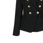 Пиджак приталенный с декоративными пуговицами BALMAIN, черный - фото 7