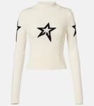 Свитер с интарсией из шерсти Perfect Moment, Snow White - фото