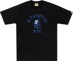 Футболка BAPE Color Camo College 'Black/Navy', черный - фото