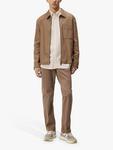 Джутовый хлопковый оверсайт-рубашка J.Lindeberg, Walnut - фото 3