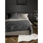 Двустороннее постельное белье Irisette «Wave-HK 8557», мягкое и дышащее, серый - фото 3