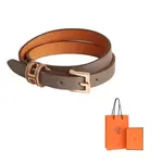 Металлический браслет Women's HERMES, коричневый - фото