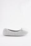 Стеганые балетки Next, серый - фото 3