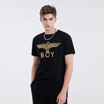 Футболка Unisex Boy London черная с белым логотипом - фото 10