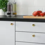 Ручка, цвет латуни, 20 мм, 2 шт. BAGGANÄS IKEA - фото 3