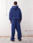 COLLUSION свободные мешковатые джоггеры темно-синего цвета - фото 2